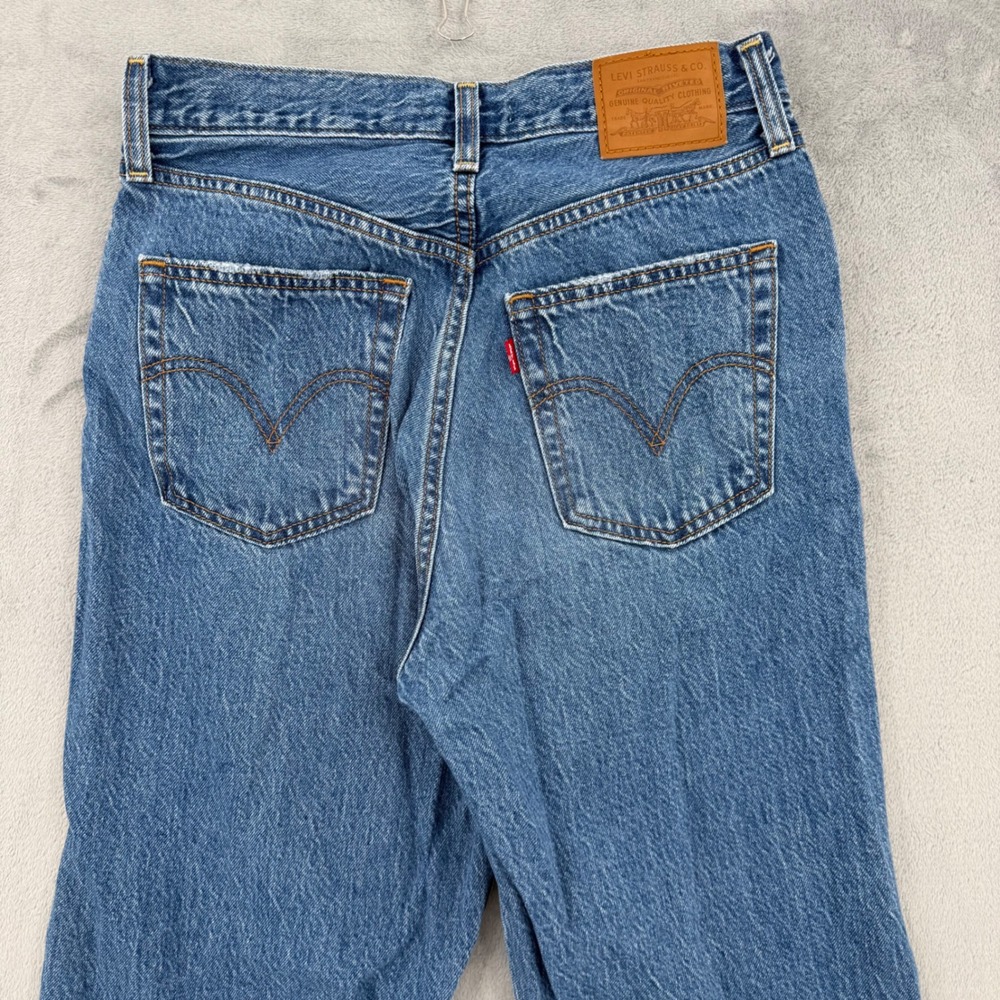 Levis Premium Ribcage Straight Ankle Jeans High Rise‎ Womens Size W 28 L 27 - Picture 11 of 16